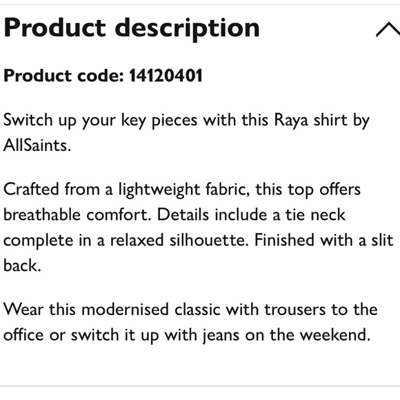 All Saints Raya Shirt Terracotta Women’s M - Picture 8 of 9